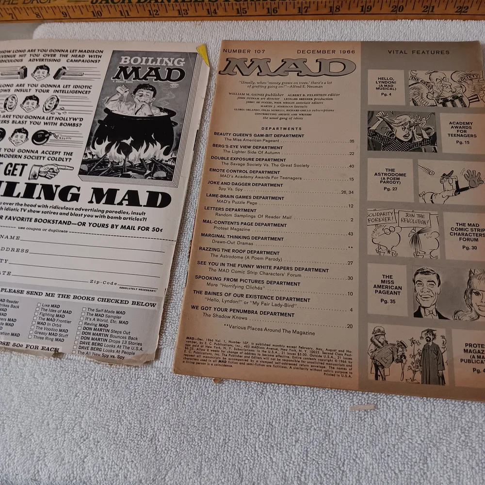 MAD Magazine Issue 107